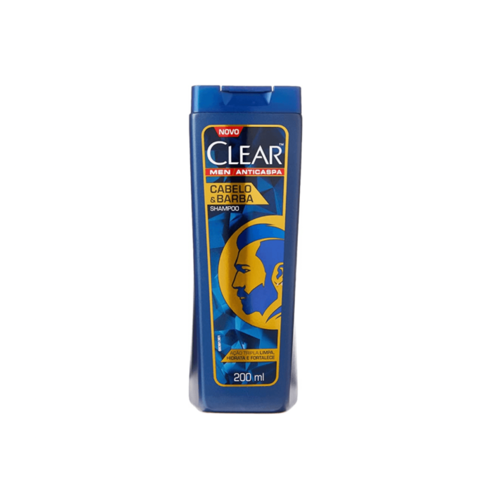 Shampoo Anticaspa Clear Men Cabelo&Barba com 200ml