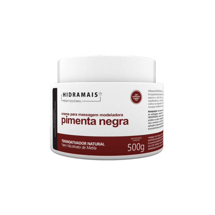 Creme Termoativado Pimenta Negra